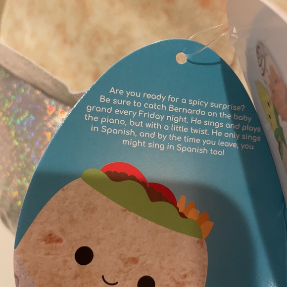 NWT 8” Bernardo the Burrito Squishmallow - Picture 4 of 4